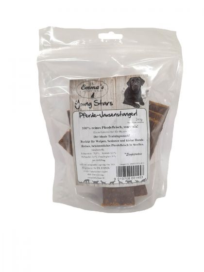 Emma’s Young Stars Pferde Jausenstangerl – Fleischstreifen 280g